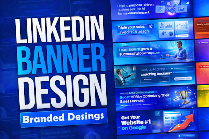 design linked in banner,linked in cover,banner design,