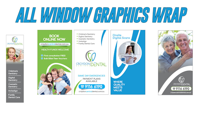 design eye catching storefront window graphics and signage