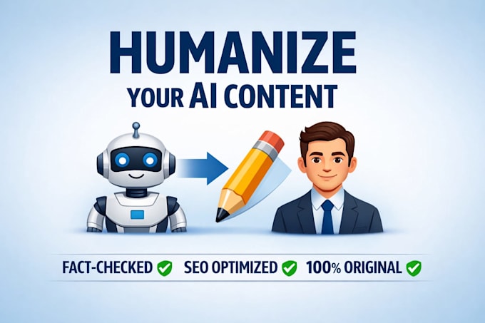 professionally edit, fact check, and humanize your ai content