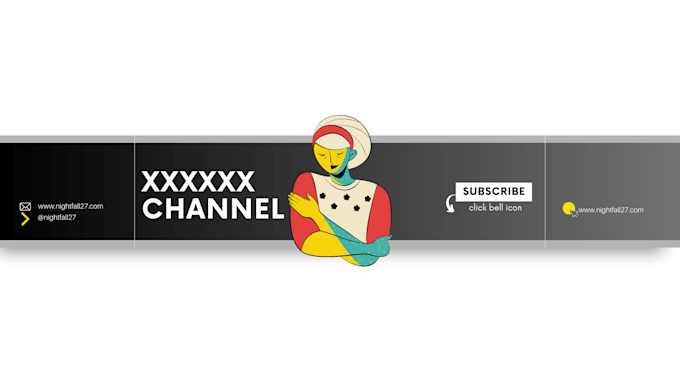 design a professional youtube banner using canva