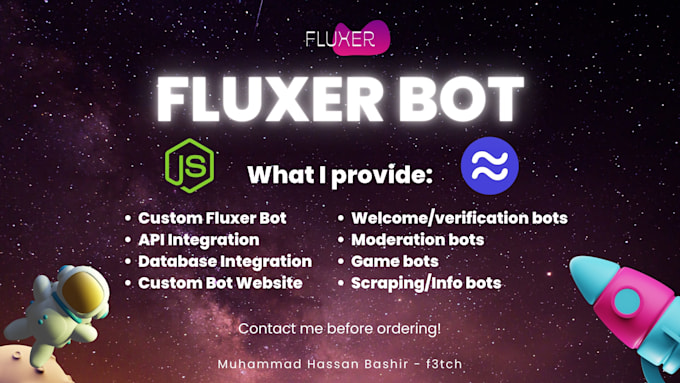 create a custom fluxer bot