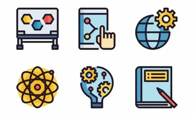 design custom icon set vector create app icon mobile apps design logo to favicon