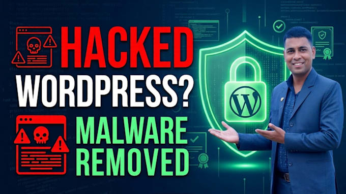 recover hacked wordpress website,remove malware and security