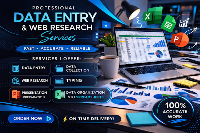 do data entry, research, and data collection
