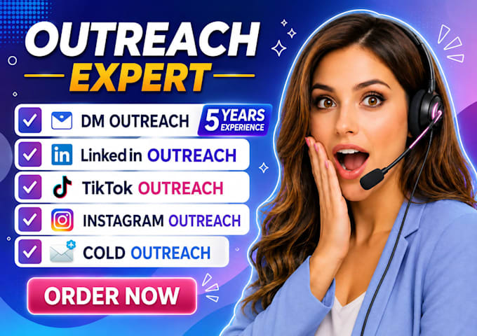 linkedin, instagram, tiktok, facebook, outreach, appointments, dms, email VA