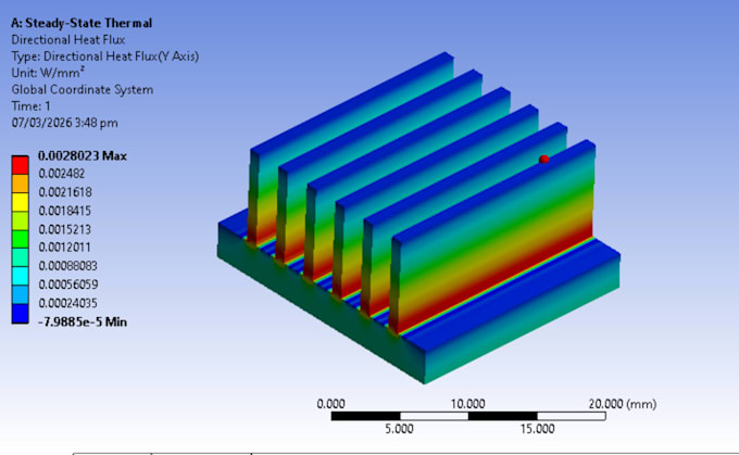 perform thermal analysis and 3d design in ansys and solidworks