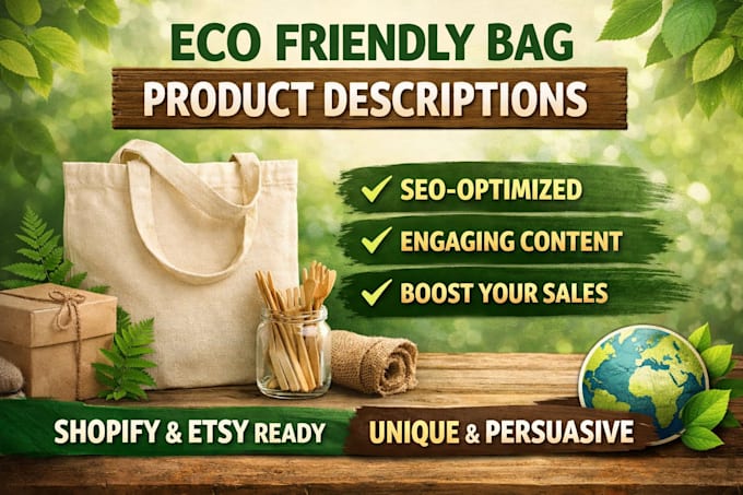 eco friendly bag product descriptions