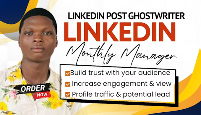 be your linkedin ghostwriter for founders, ceos and b2b brands