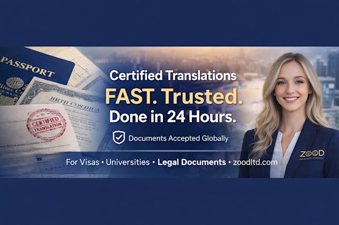 provide portuguese certified translation same day