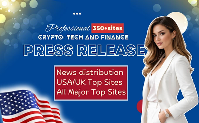 do crypto press release, tech and finance press distribution