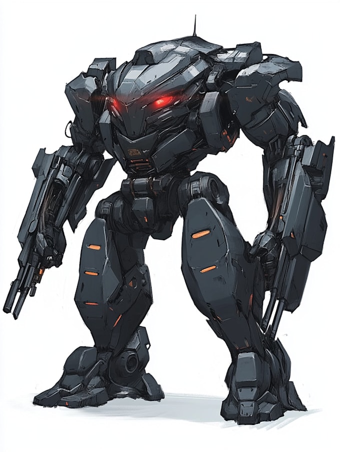 high quality robot, mecha concepts
