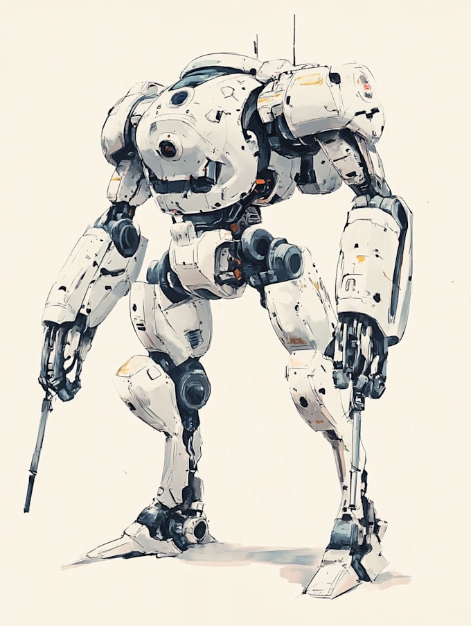 high quality robot, mecha concepts