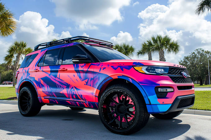 professional vehicle wrap design, car wrap