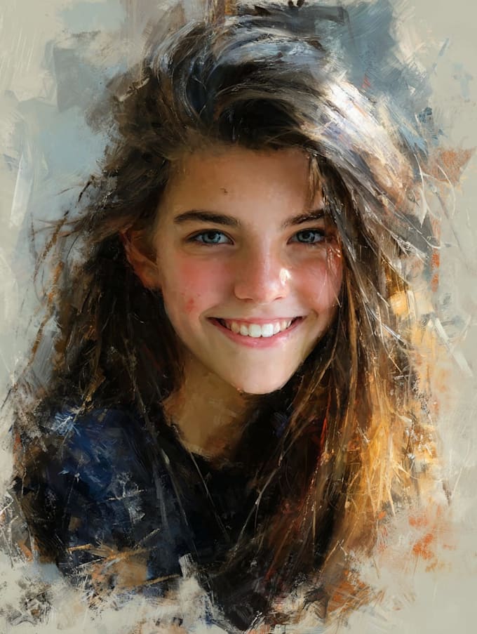 paint an oil painting on canvas