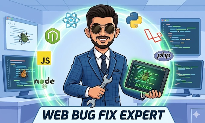 fix bugs and improve your web application
