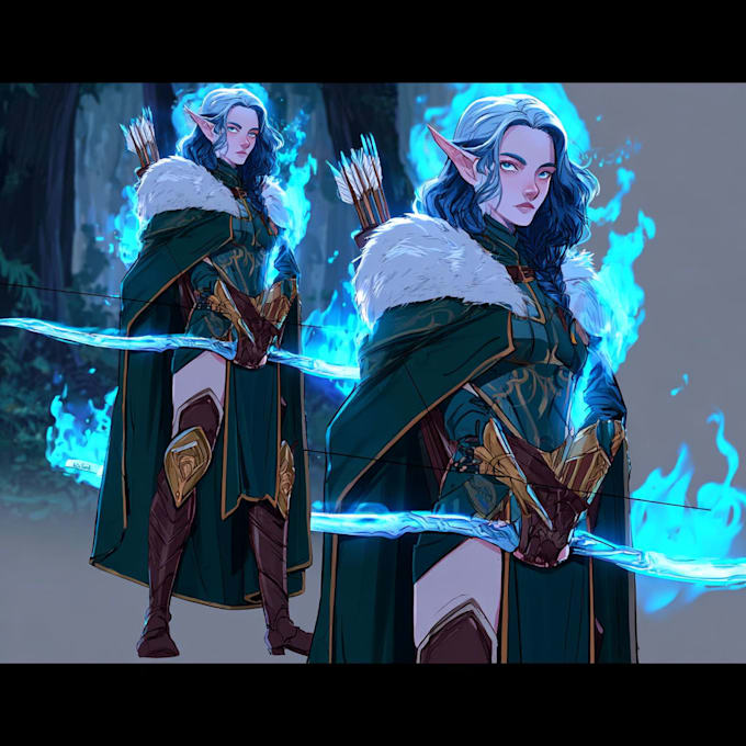 dnd character art and dnd character art