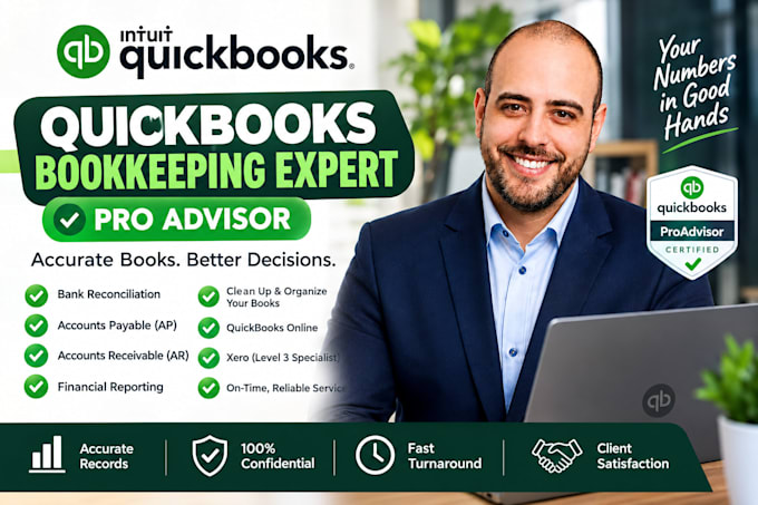 do quickbooks bookkeeping, cleanup using quickbooks online