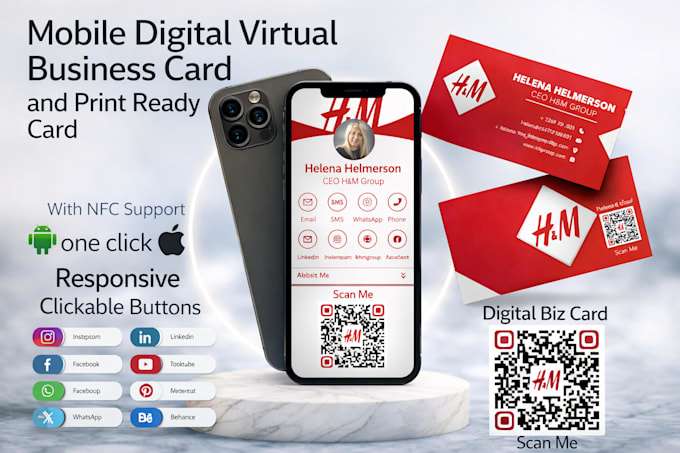 design modern custom qr code with logo, business qr code, dynamic qr code