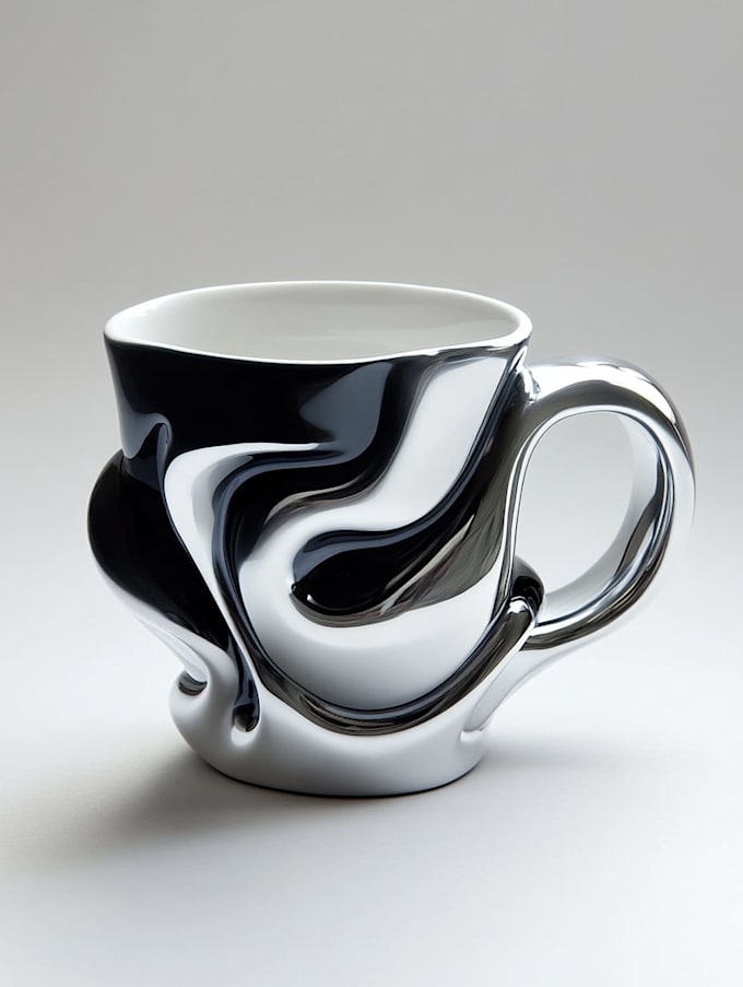 draw coffee mug design, custom mug design