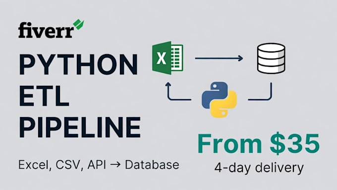 build python etl pipelines for your data