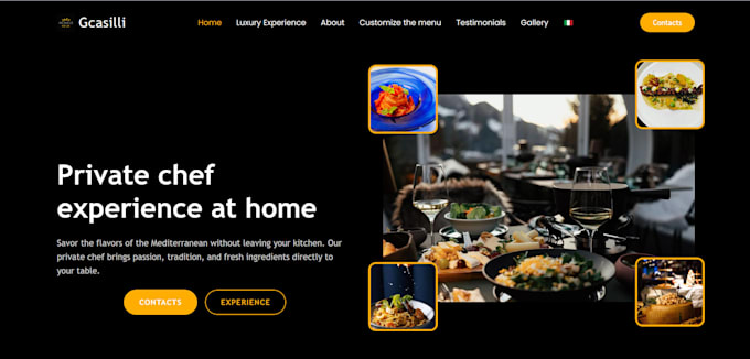 design and develop a modern portfolio or business website with admin panel