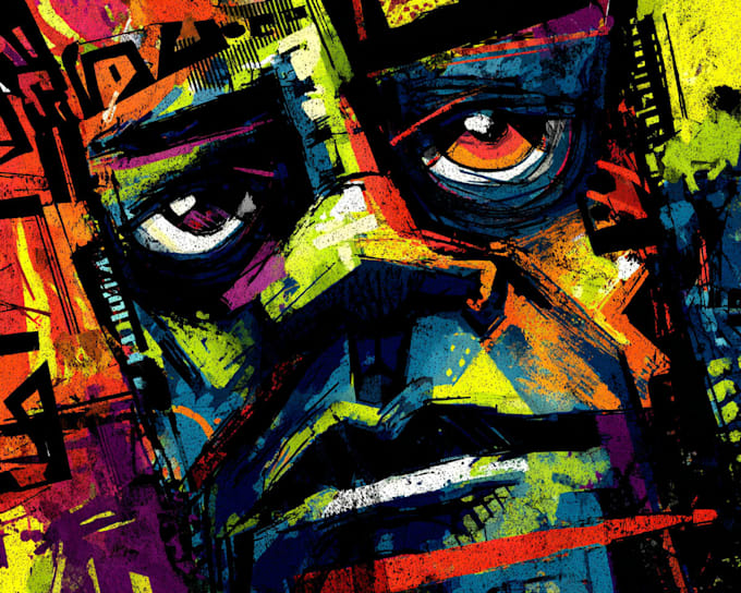 create street style graffiti art for you