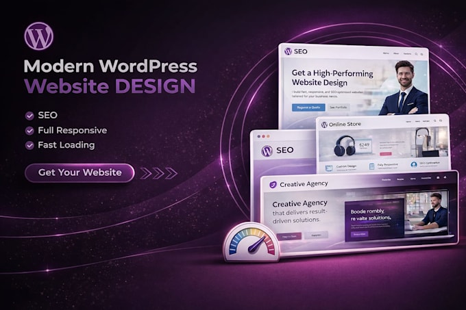 redesign revamp or design a modern wordpress website