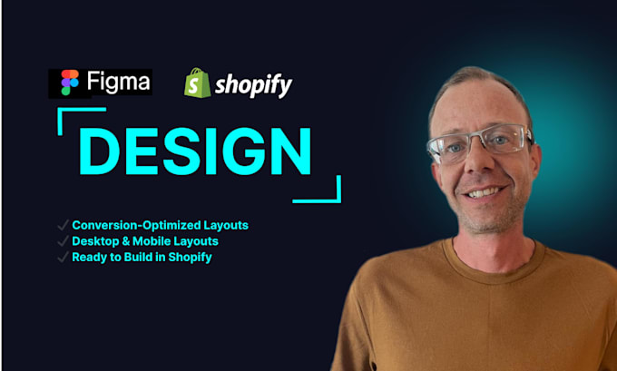 design a conversion optimized shopify store in figma