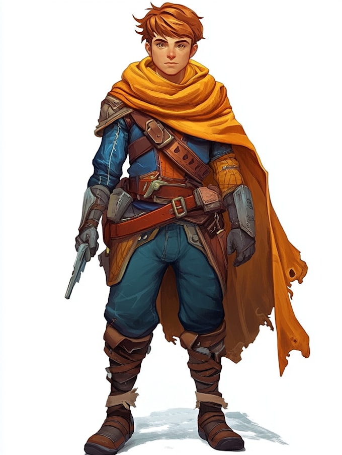draw 2d game character