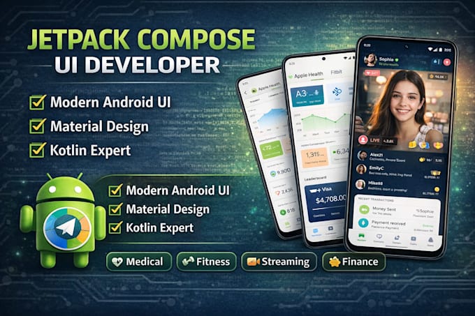 build modern android UI using jetpack compose