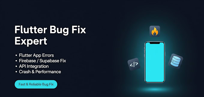 fix flutter supabase firebase mobile app bugs and errors