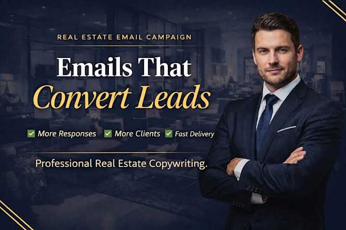 write real estate email copy that converts leads