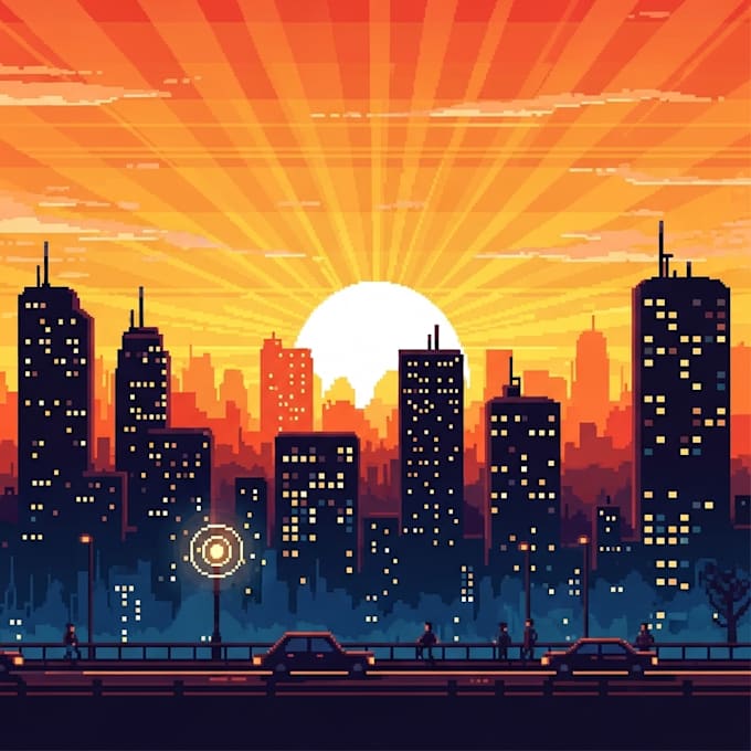create pixel art for you