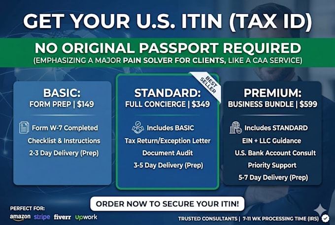 help to get your itin individual taxpayer number