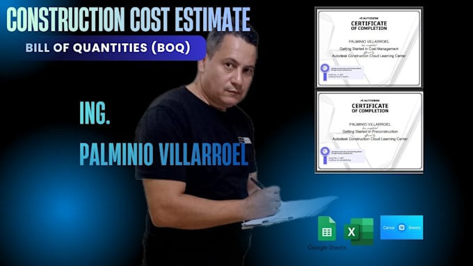 do construction cost estimate and bill of quantities boq