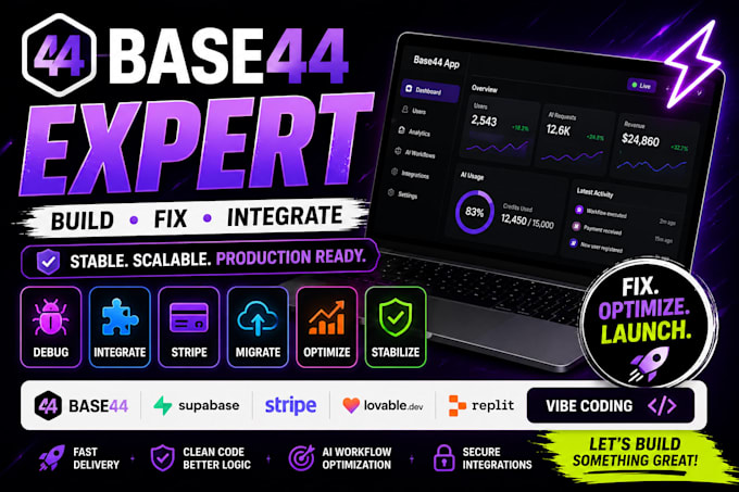 base44 expert base44 deployment base44 app publish base44 bug fixing migrations