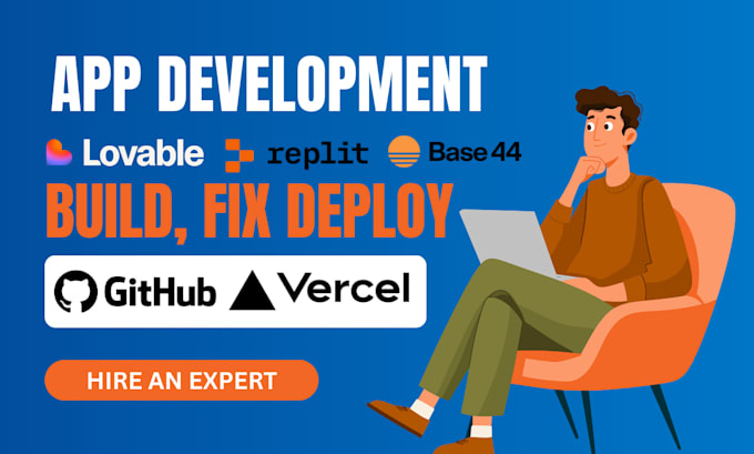 build or fix base44, lovable ai, replit app, supabase backend, base44 expert