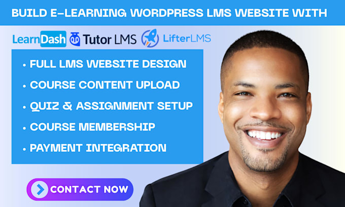 wordpress elearning website learndash tutor lms pro redesign wordpress elementor