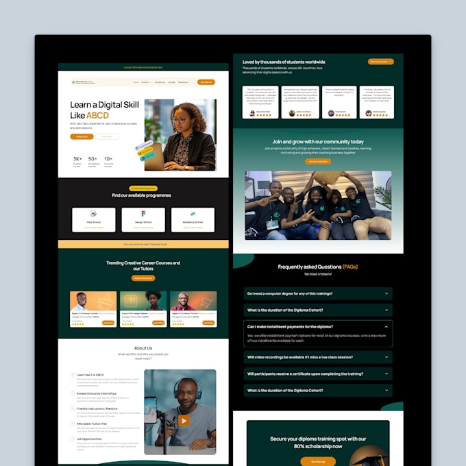 design websites and mobile apps