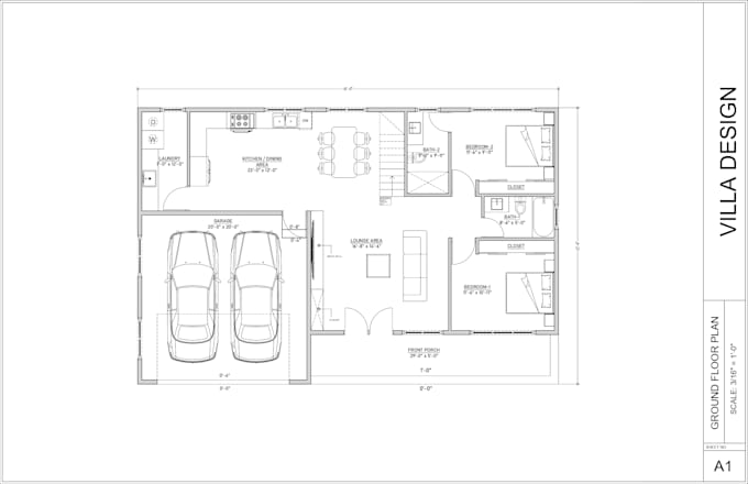 create a functional furniture layout and space planning