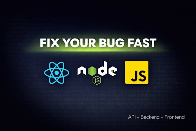 fix your react or nodejs bug