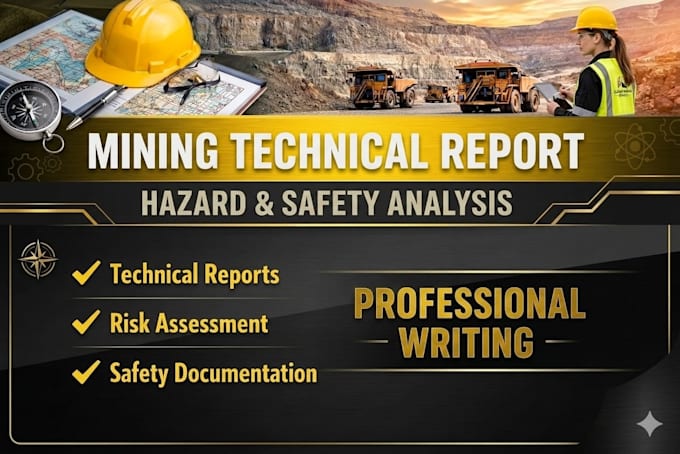 write professional mining reports and safety documentation