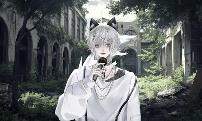 design and rig male female 2d vtuber model live 2d vtuber model live2d model