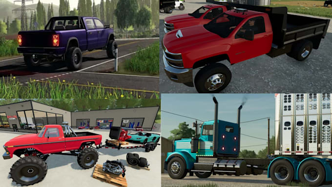 make farming simulator vehicle mods textures and animations