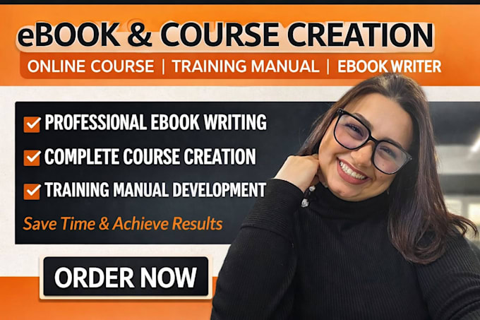 create ebook online course, course creation, training manual, ebook writer