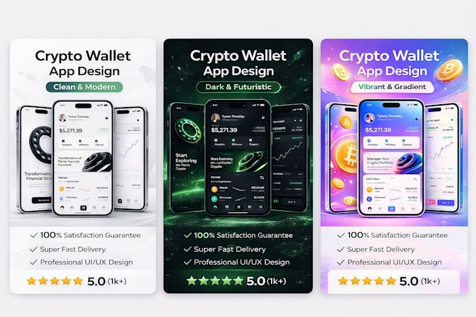 develop secure crypto wallet app, blockchain wallet, web3 wallet