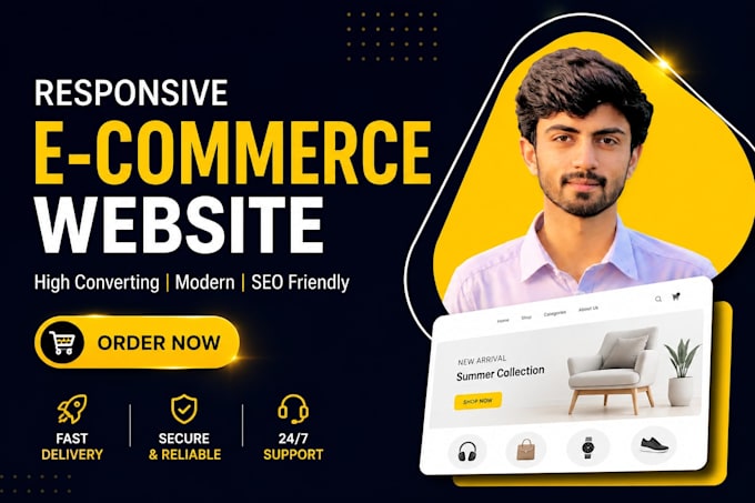 design and develop user interactive custom e commerce store