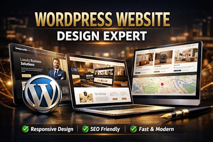 create a premium, luxury and modern wordpress website for you