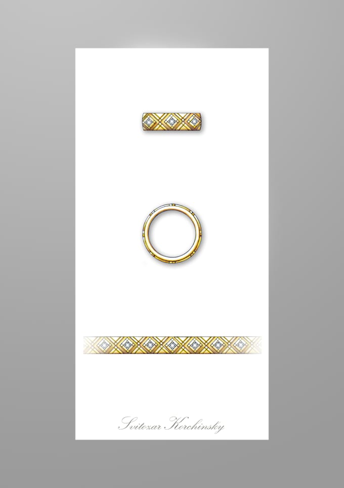 sketch your custom dream wedding rings