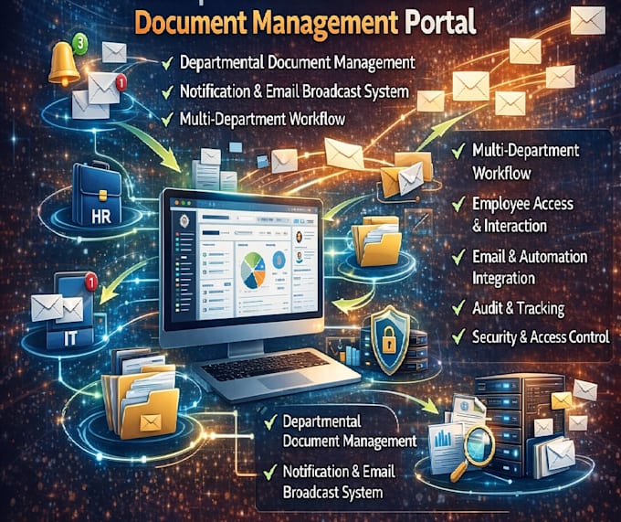 develop document management porta